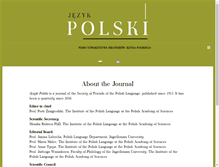 Tablet Screenshot of jezyk-polski.pl